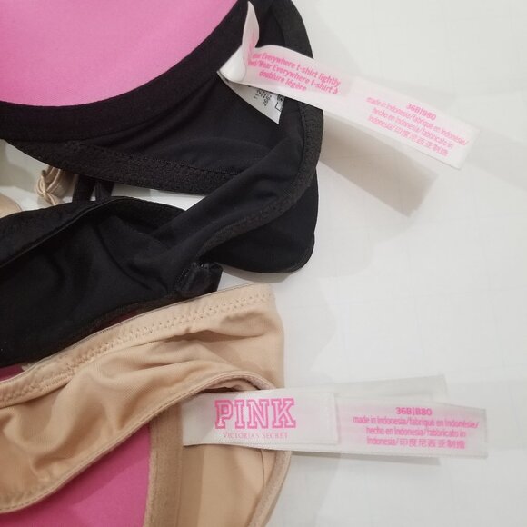 Victora's Secrets bras (2 bras) in black and nude colors, both 36B - Picture 3 of 11